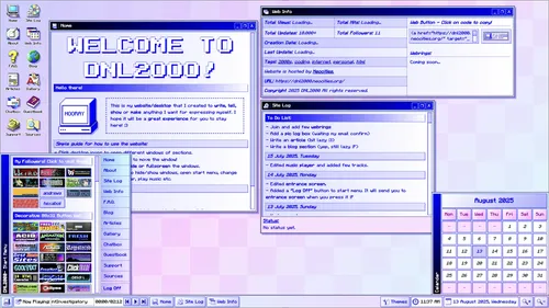Image of my website's third layout