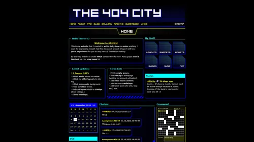 Image of my website's eighth layout